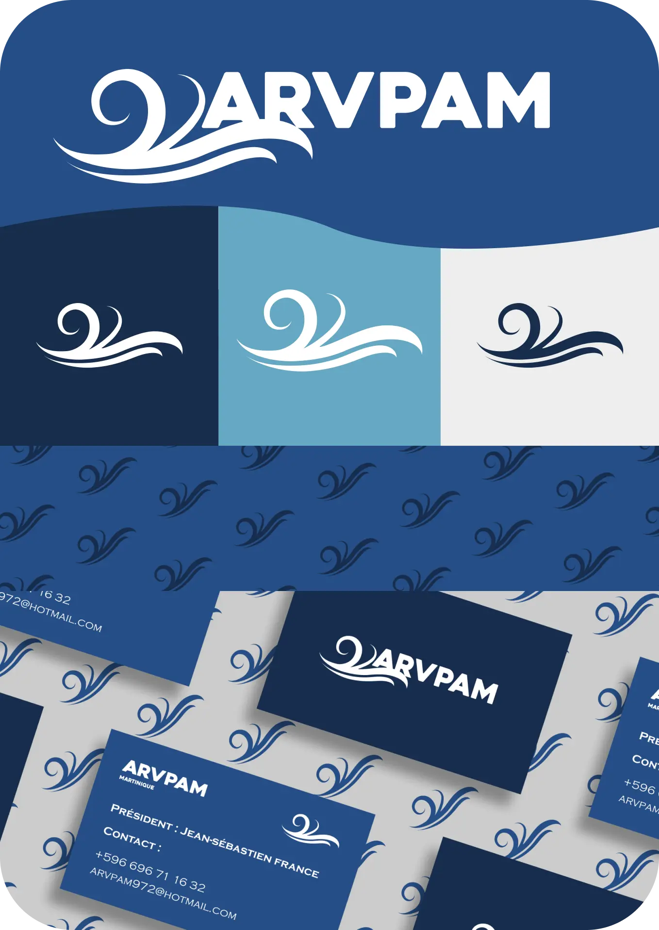 Charte graphique ARVPAM créée par WebCraft